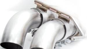 Ford Raptor Performance Exhaust - Rear - Stainless Works - Cat Back X-Pipe Resonator Dump Style - `11-`14